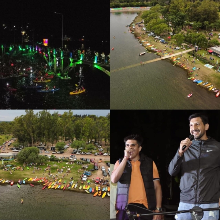 Llega este sábado a Embalse la 10° edición de la Remada Nocturna 