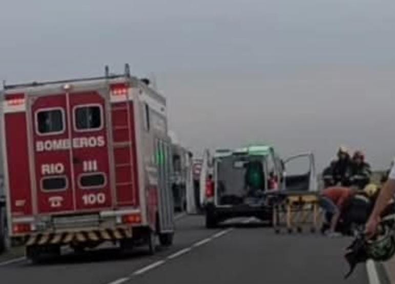 Accidente en camino a Los Tres Pozos