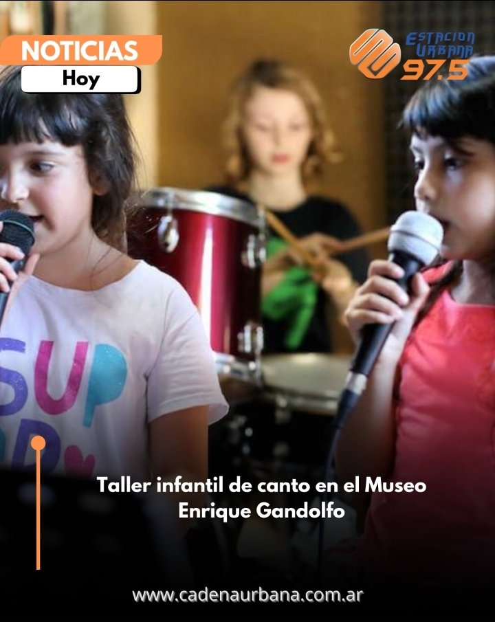 Taller infantil de canto en el Museo Enrique Gandolfo