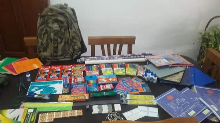 La Juventud Radical sigue con la colecta de Utiles Escolares