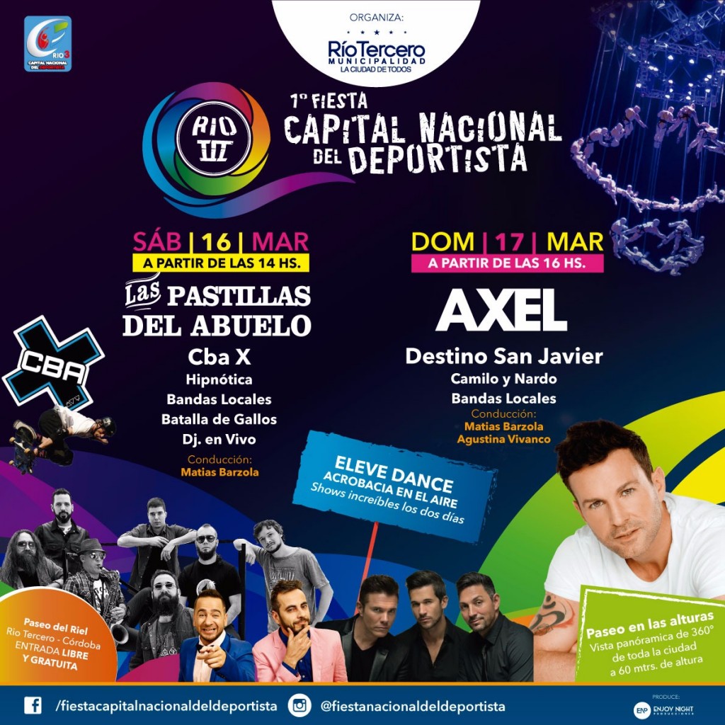 FUE PRESENTADA LA 1 FIESTA CAPITAL NACIONAL DEL DEPORTISTA