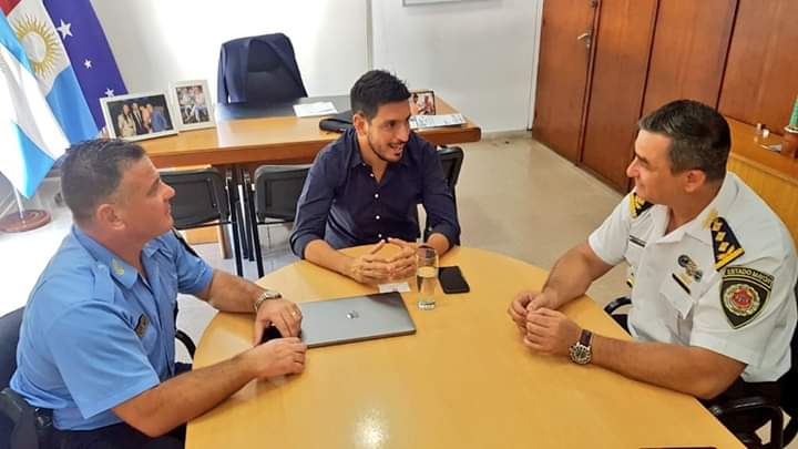 El Intendente estuvo reunido con los comisarios de la Departamental Sur y Tercero Arriba  
