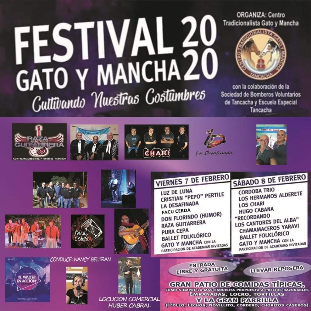 Este fin de semana se realiza la 12&deg; Edici&oacute;n del Festival de Folclore "Cultivando nuestras Costumbres" 