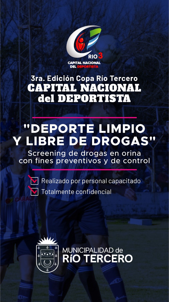*DEPORTE LIMPIO Y LIBRE DE DROGAS*