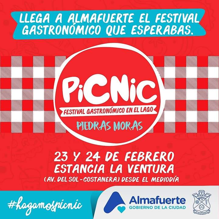 Este 23 y 24 Almafuerte presenta su 1&deg; Festival Gastron&oacute;mico "Picnic"