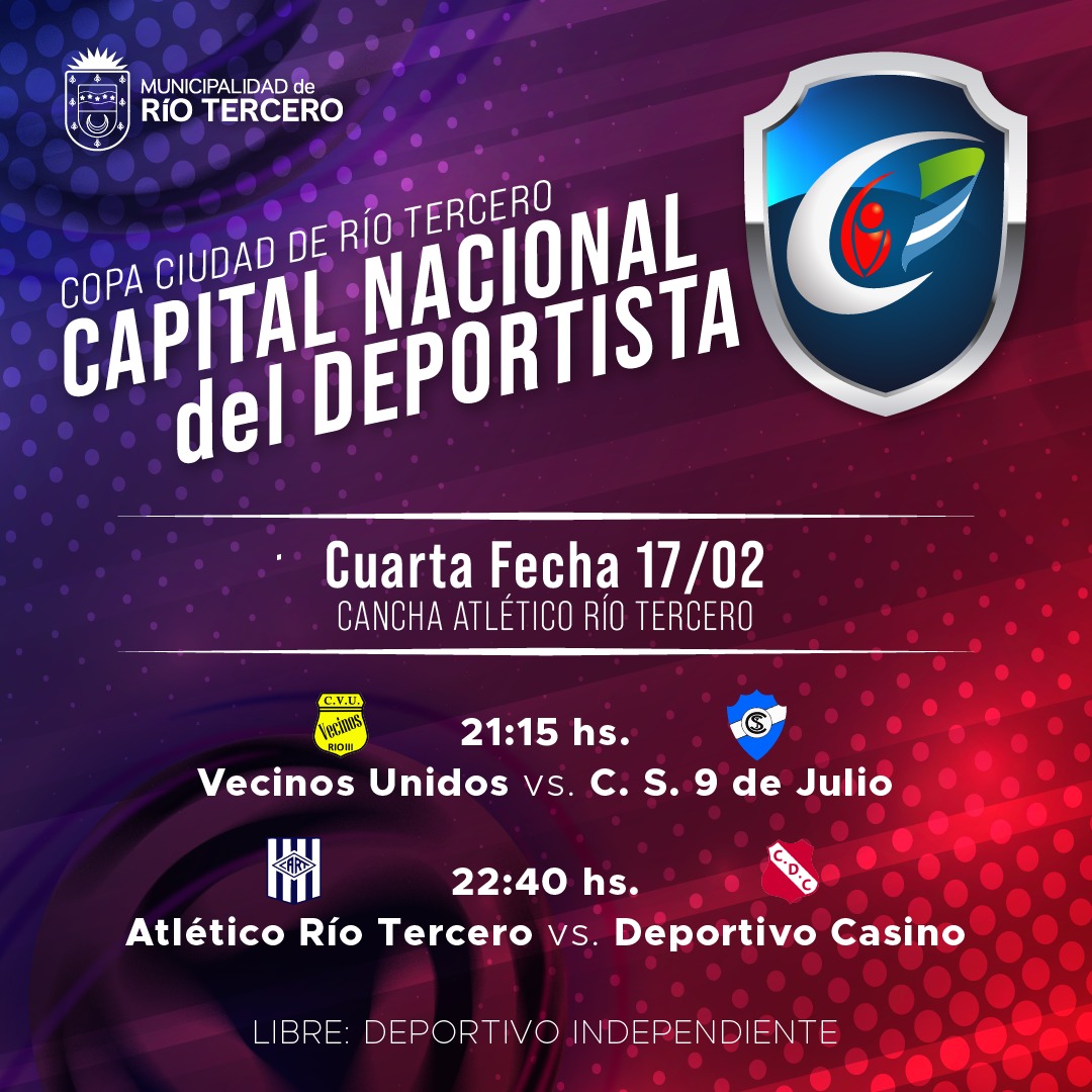COPA CIUDAD DE RÍO TERCERO: CUARTA FECHA