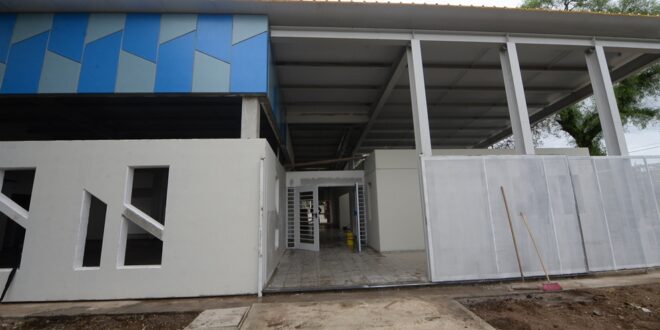 ESC. GREGORIA IGNACIA PÉREZ: EN MENOS DE QUINCE DÍAS ESTARÍA FINALIZADA LA OBRA DEL JARDÍN DE INFANTES