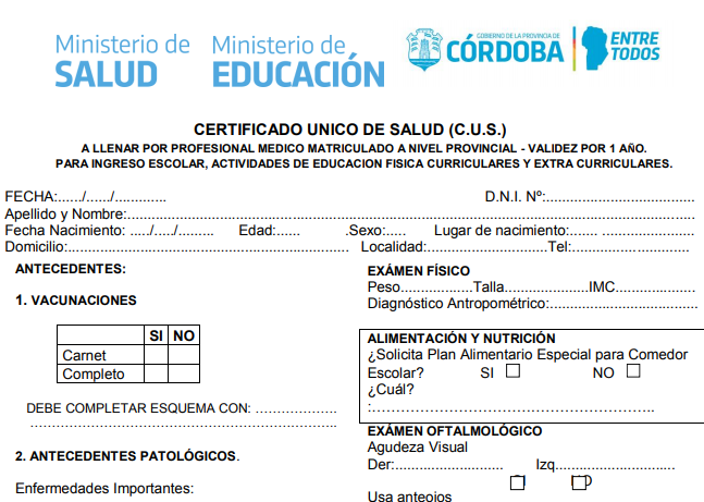 EL HOSPITAL ATIENDE A CASI 30 NIÑOS POR DÍA QUE OBTIENEN SU CERTIFICADO MEDICO ESCOLAR