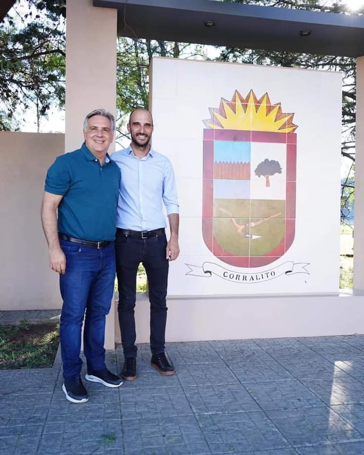 CORRALITO AMPLIARÁ SU RED DE GAS NATURAL Y RECIBIÓ A MARTÍN LLARYORA