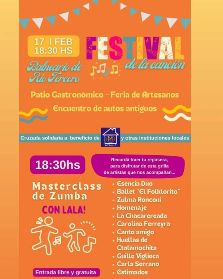 EL FESTIVAL DE LA CANCIÓN DE APAHUD CON UNA MANO SOLIDARIA HACIA OTRAS INSTITUCIONES
