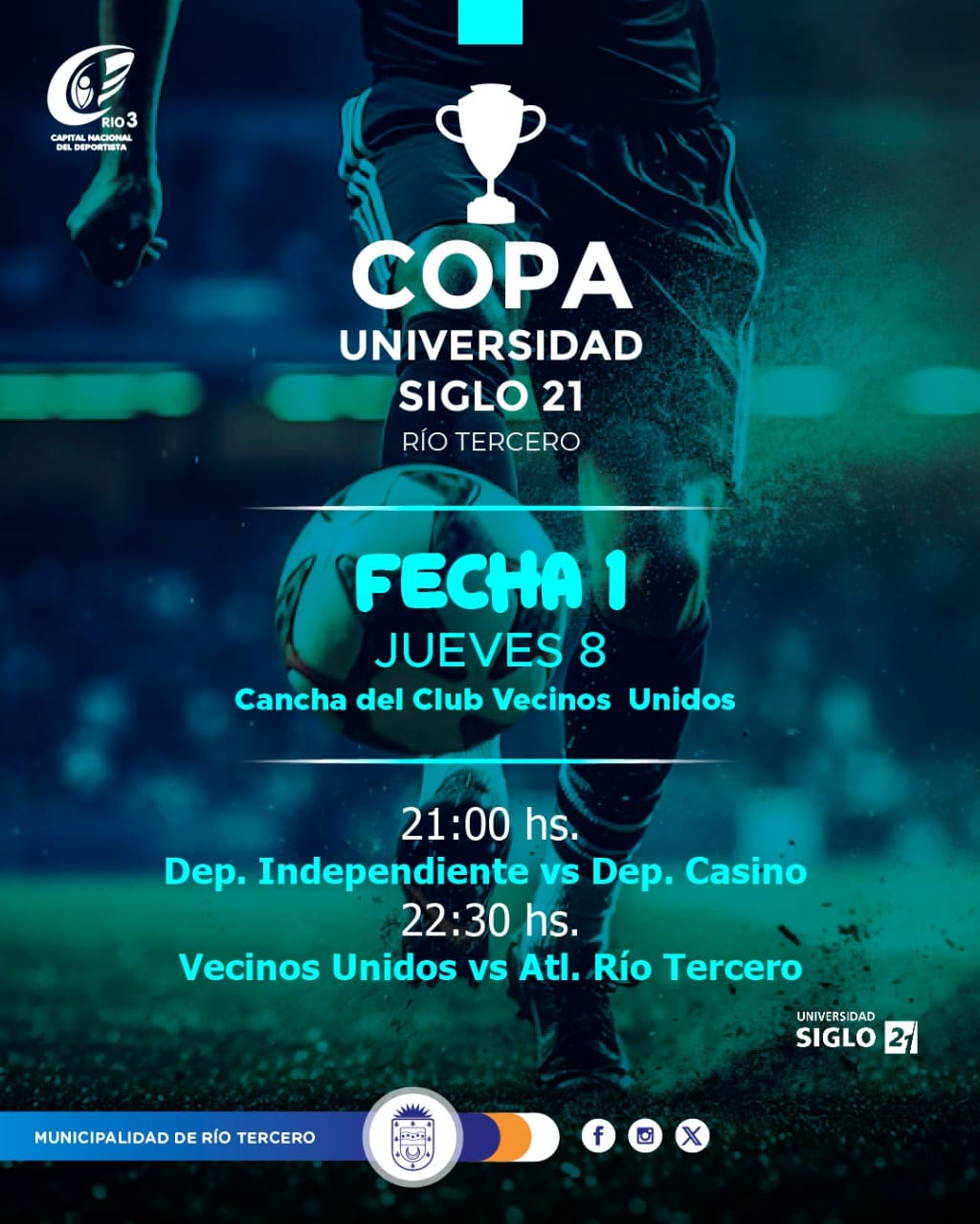 COMIENZA LA COPA UNIVERSIDAD SIGLO 21 - RÍO TERCERO