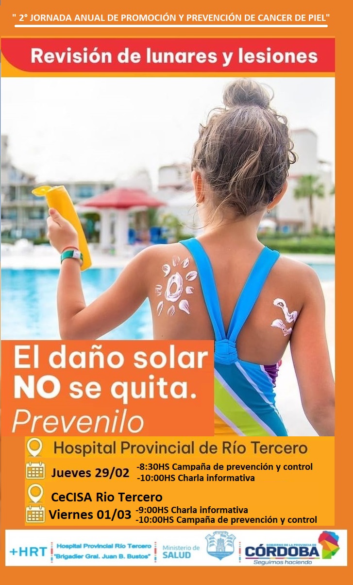 EL HOSPITAL REALIZARÁ UNA CAMPAÑA DE PREVENCIÓN DEL CÁNCER DE PIEL