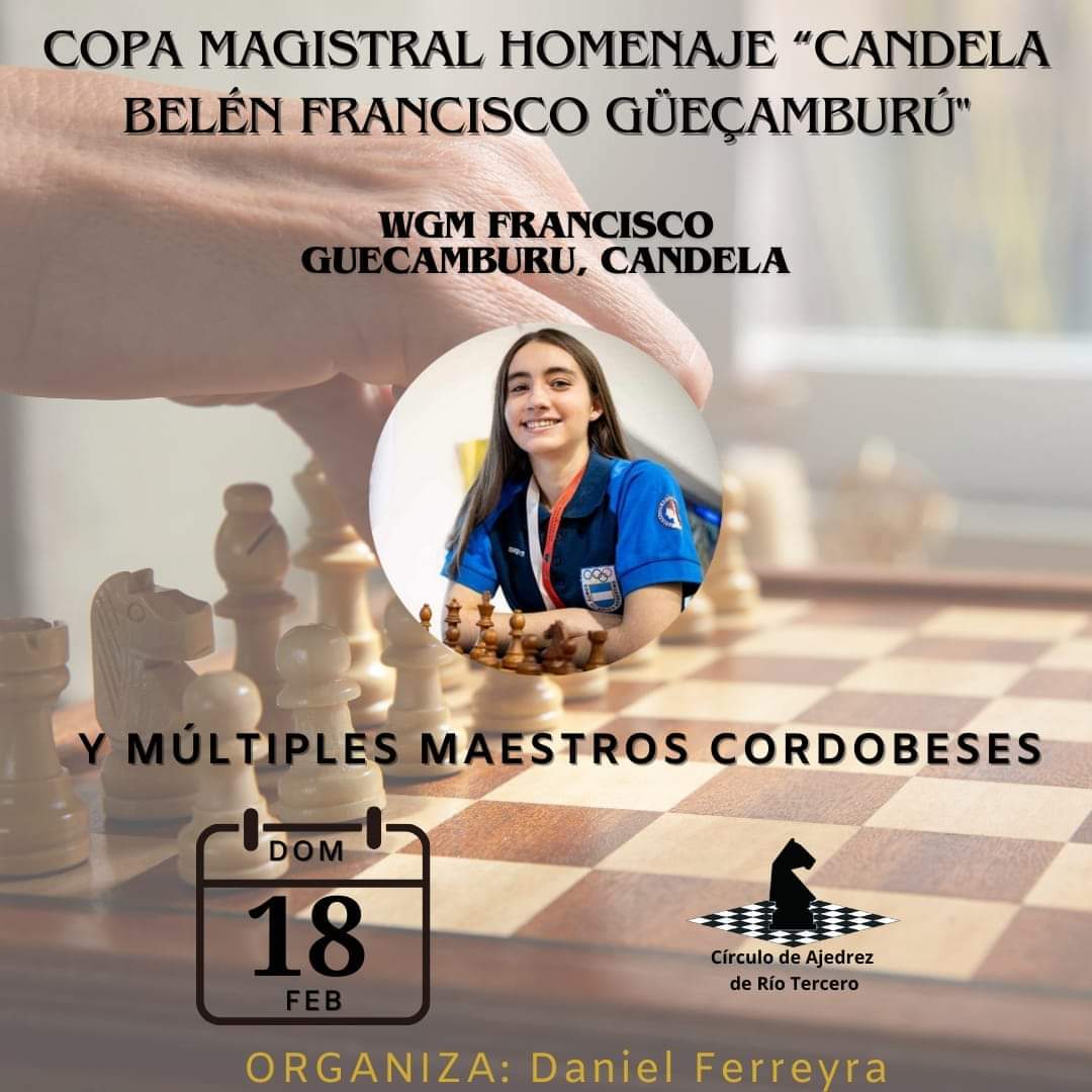 GRAN TORNEO DE AJEDREZ ESTE FIN DE SEMANA EN RÍO TERCERO
