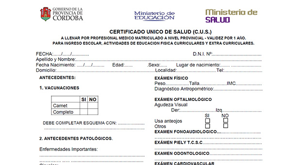 LAS SALAS DE LA CIUDAD HARÁN CERTIFICADOS ESCOLARES HASTA EL MES DE JUNIO