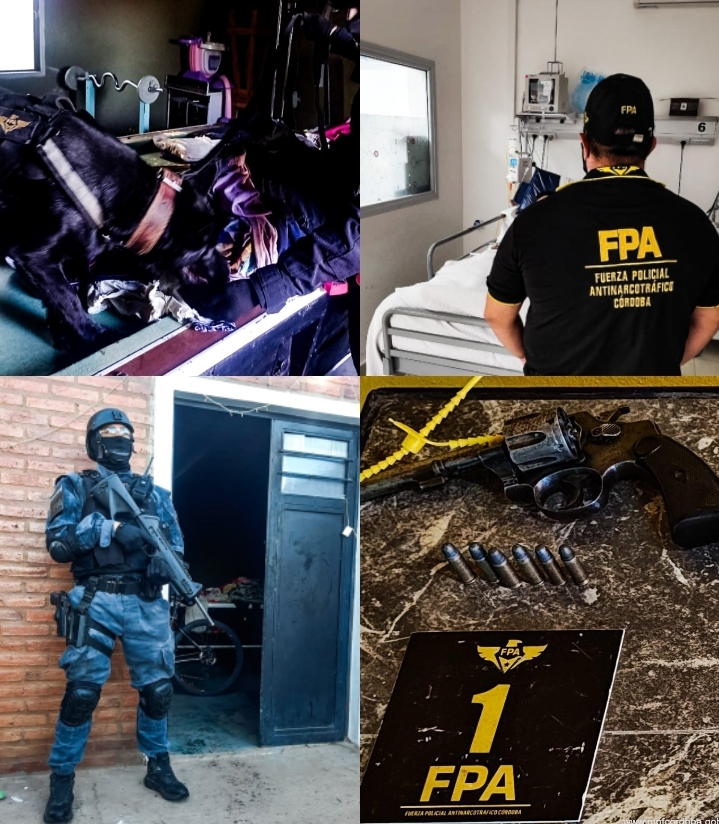 FPA detiene en Santa Rosa de Calamuchita a integrante de una banda narco