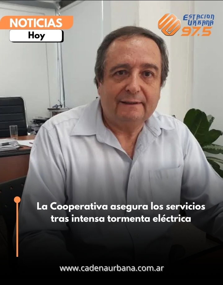 Cooperativa asegura los servicios tras intensa tormenta eléctrica