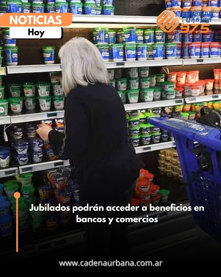 Jubilados podrán acceder a beneficios en bancos y comercios