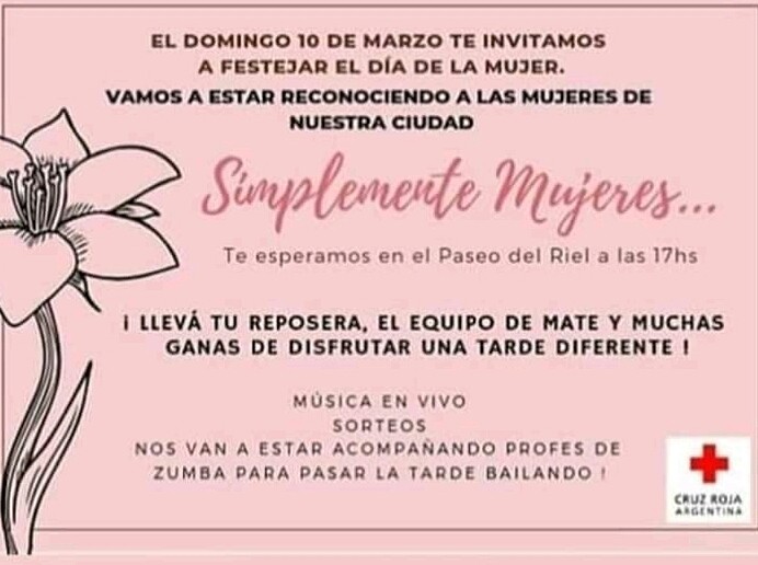 Cruz Roja tiene nuevas autoridades y va a homenajear a las mujeres en su Dia
