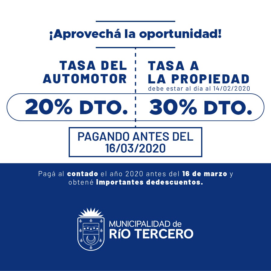 Hasta el 16 de marzo se puede pagar la Tasa del automotor y de la Propiedad con importantes descuentos.