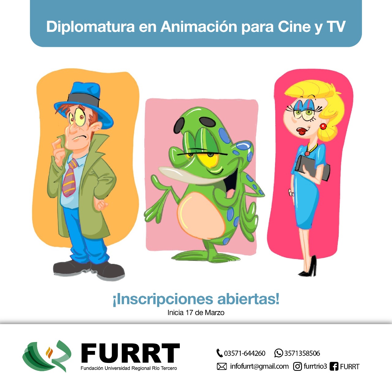 LA FURRT DICTARÁ UNA DIPLOMATURA EN ANIMACIÓN PARA CINE Y TV