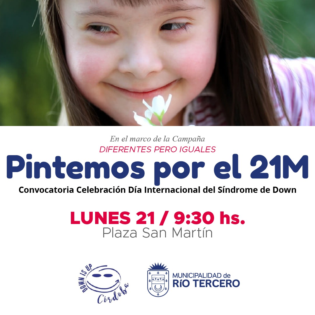 DÍA INTERNACIONAL DEL SÍNDROME DE DOWN: SE REALIZA EL *PINTEMOS POR EL 21 M*
