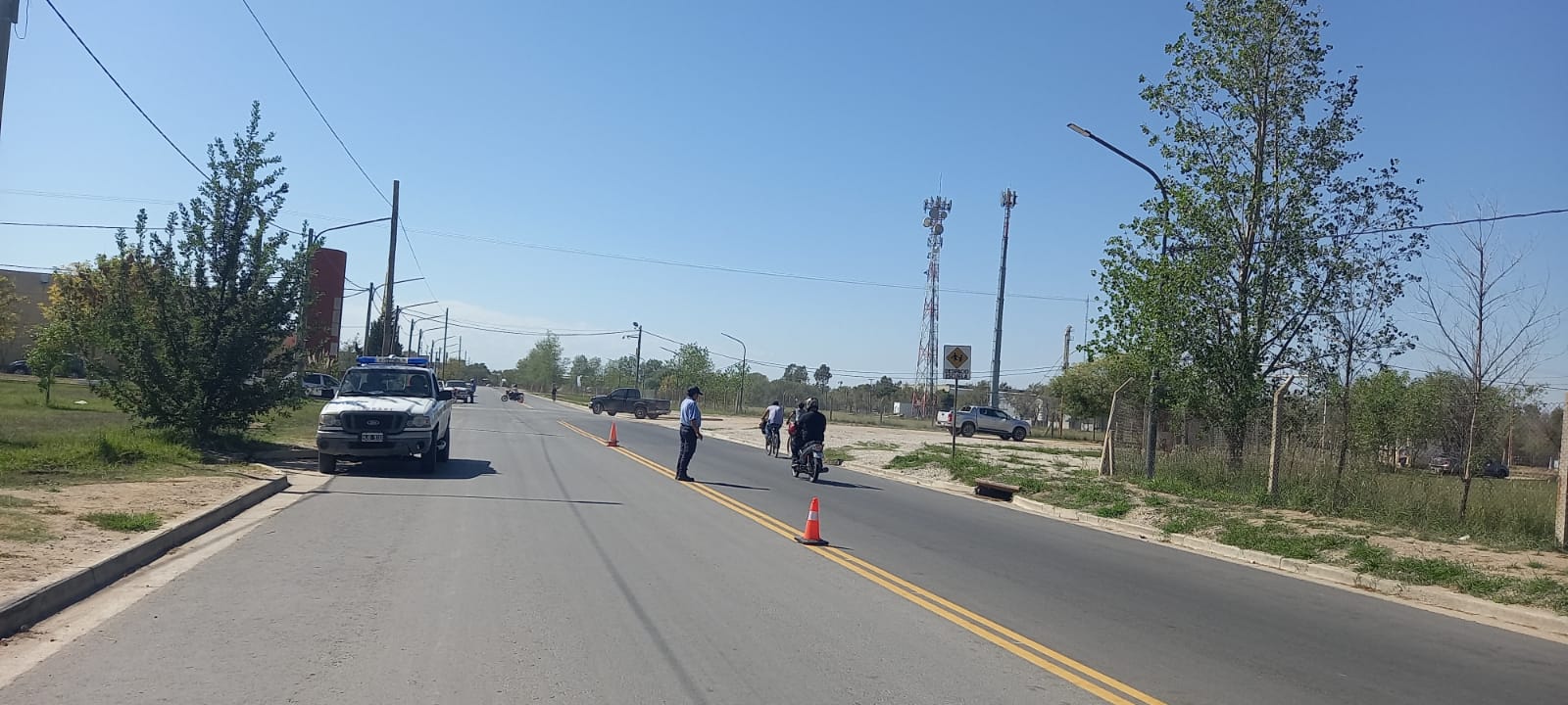 PRESENCIA DE TRÁNSITO EN CALLE ESTANISLAO DEL CAMPO