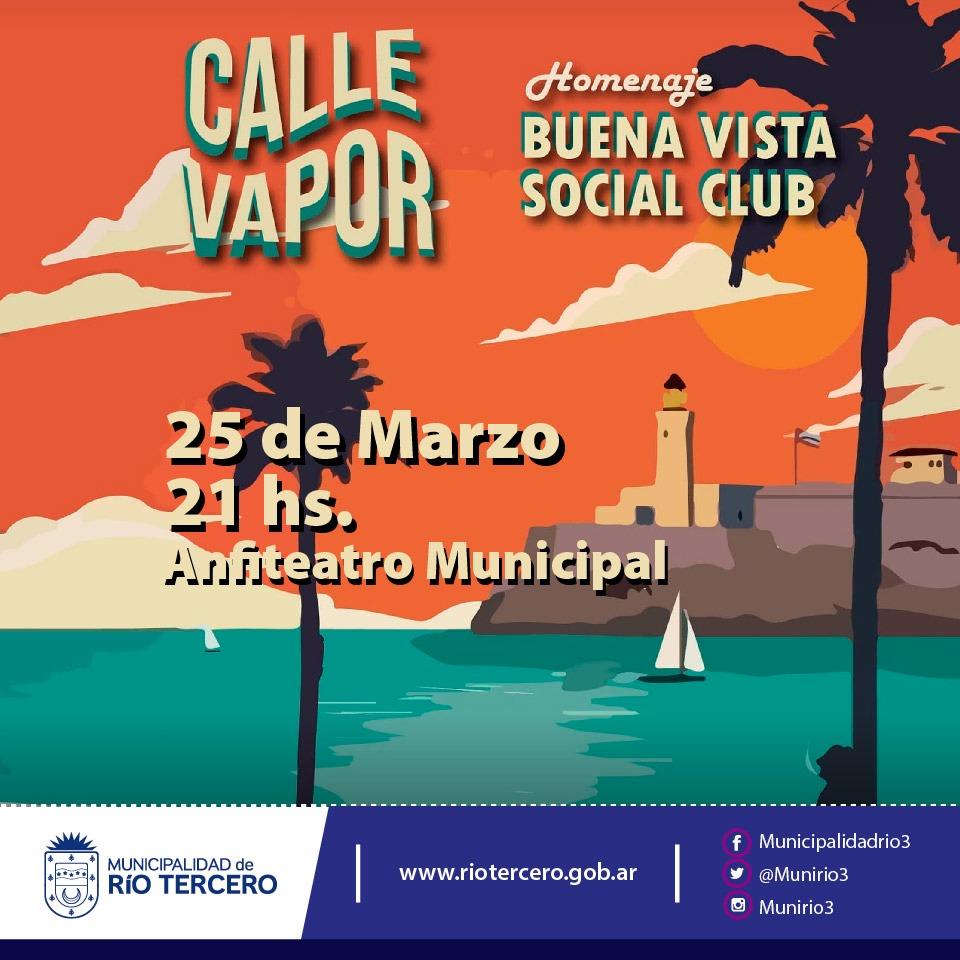 CALLE VAPOR PRESENTA UN NUEVO ESPECTÁCULO EN EL ANFITEATRO MUNICIPAL LUIS AMAYA