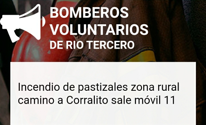 CUATRO BRIGADAS DE BOMBEROS TRABAJAN EN UN INCENDIO DETRÁS DE APAHUD