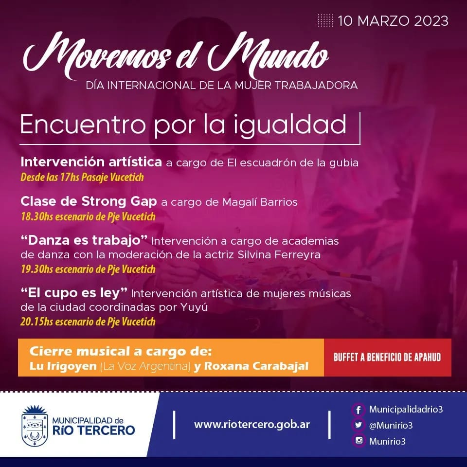 MÚSICA HECHA POR MUJERES EN LA ACTIVIDAD *EL CUPO ES LEY*