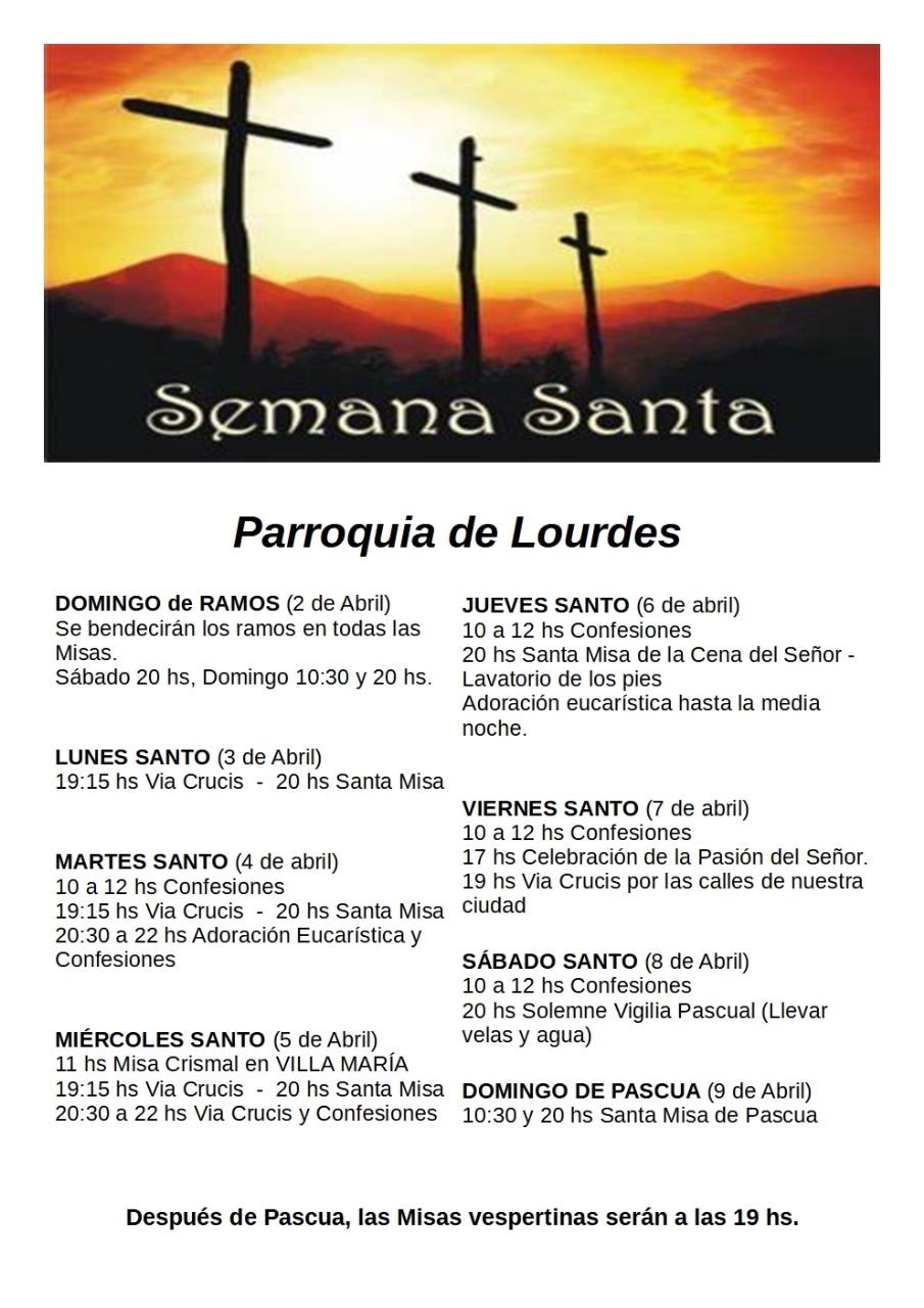PADRE MARCOS: LA SEMANA SANTA ES LA MAS IMPORTANTE PARA LOS CATÓLICOS