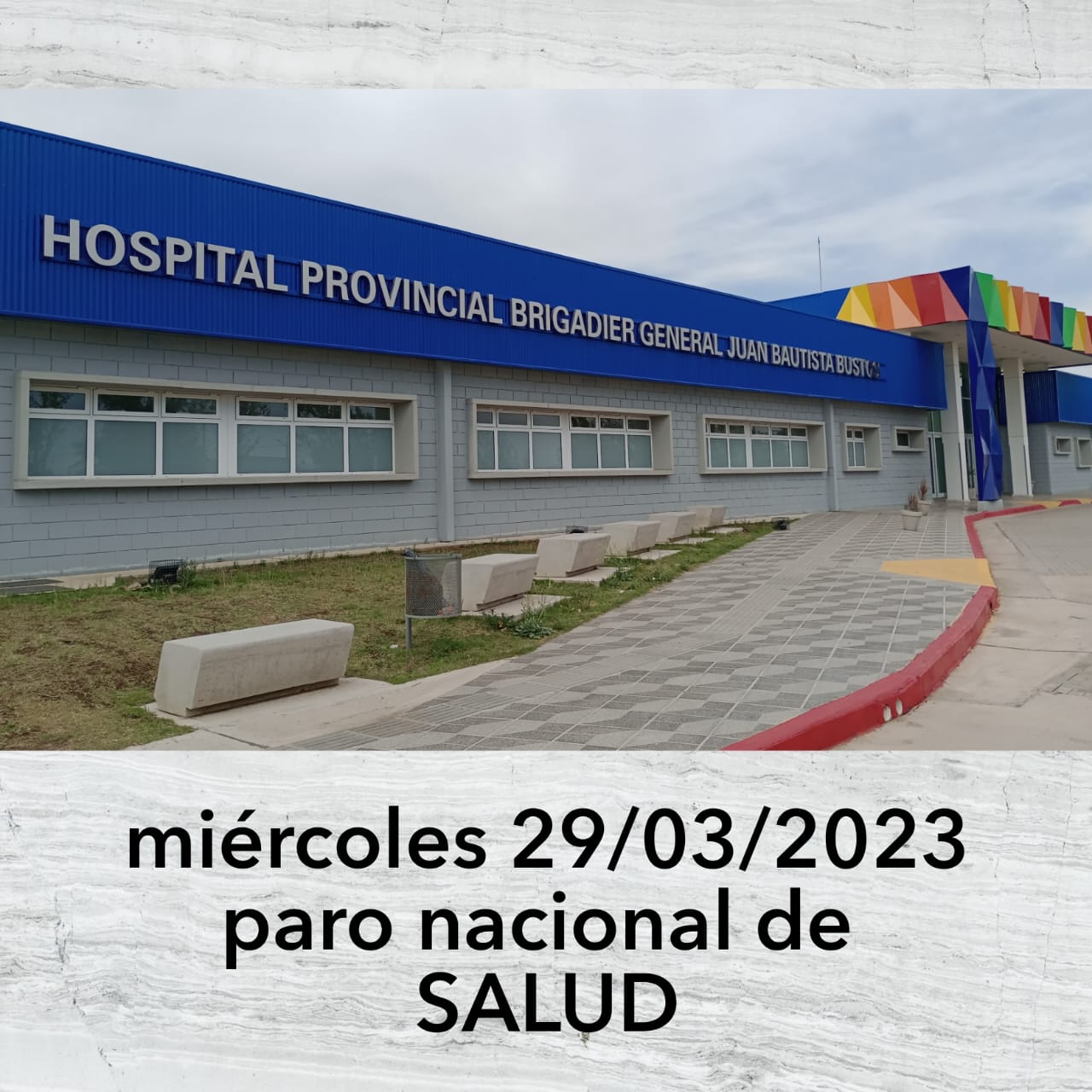 PARO NACIONAL DEL PERSONAL DE SALUD PUBLICA CON ADHESIÓN DEL HOSPITAL LOCAL