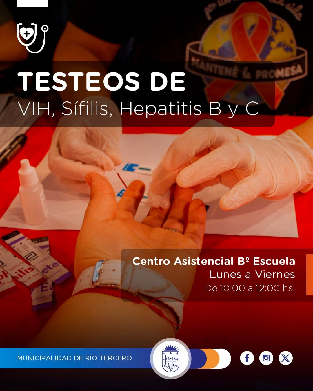 TESTEOS DE DETECCIÓN DE ETS EN B° ESCUELA