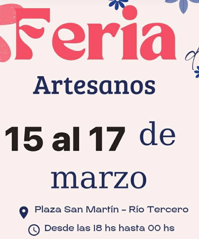 GRAN FERIA DE ARTESANOS ESTE FIN DE SEMANA EN PLAZA SAN MARTÍN