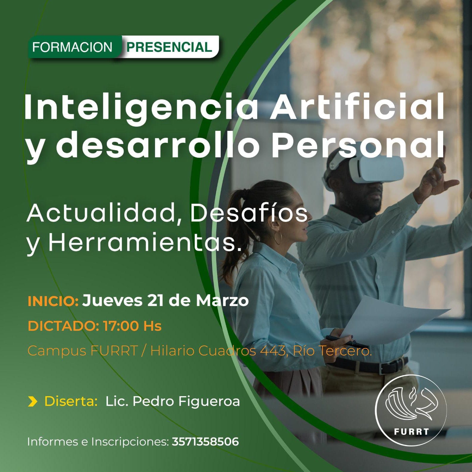 Pedro Figueroa: básicamente la Inteligencia Artificial es una rama de la informática con máquinas que imitan la inteligencia humana