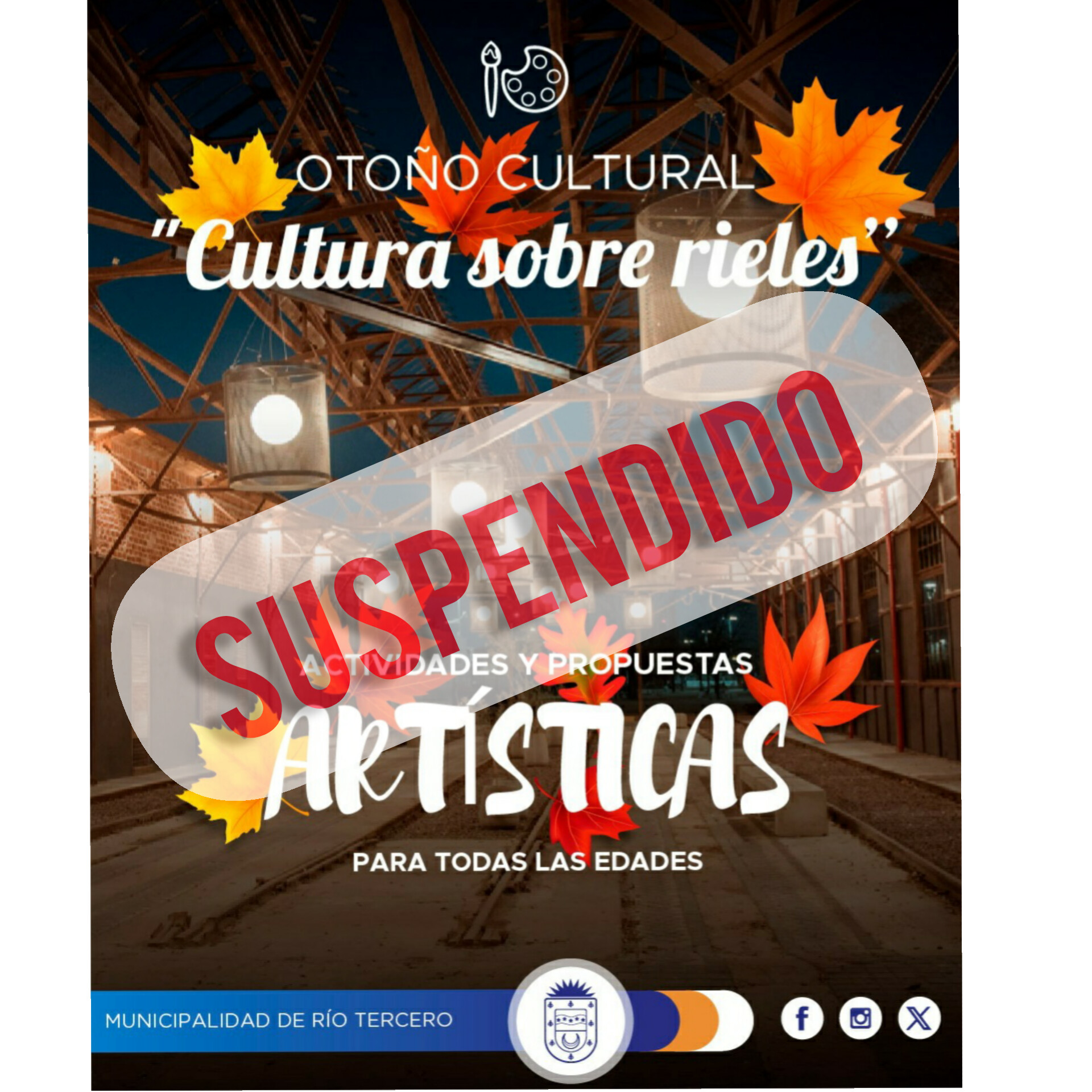 Suspenden las actividades de mañana del Otoño Cultural