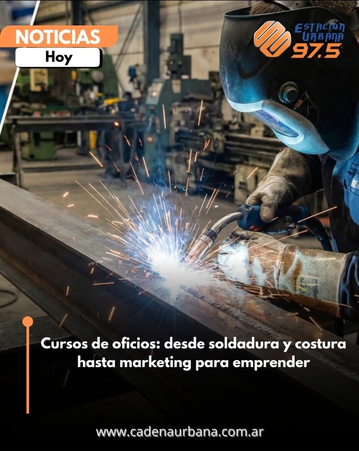 Cursos de oficios: desde soldadura y costura hasta marketing para emprender