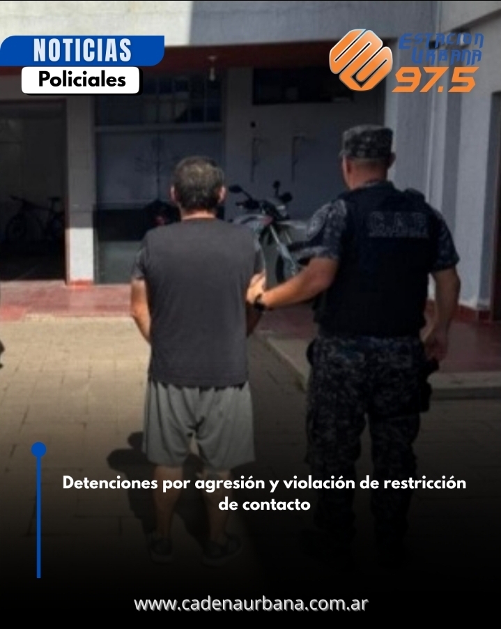 Detenciones por agresi&oacute;n y violaci&oacute;n de restricci&oacute;n de contacto