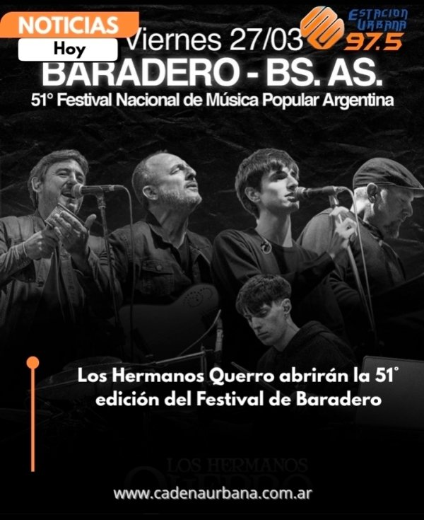 Los Hermanos Querro abrir&aacute;n la 51&deg; edici&oacute;n del Festival de Baradero
