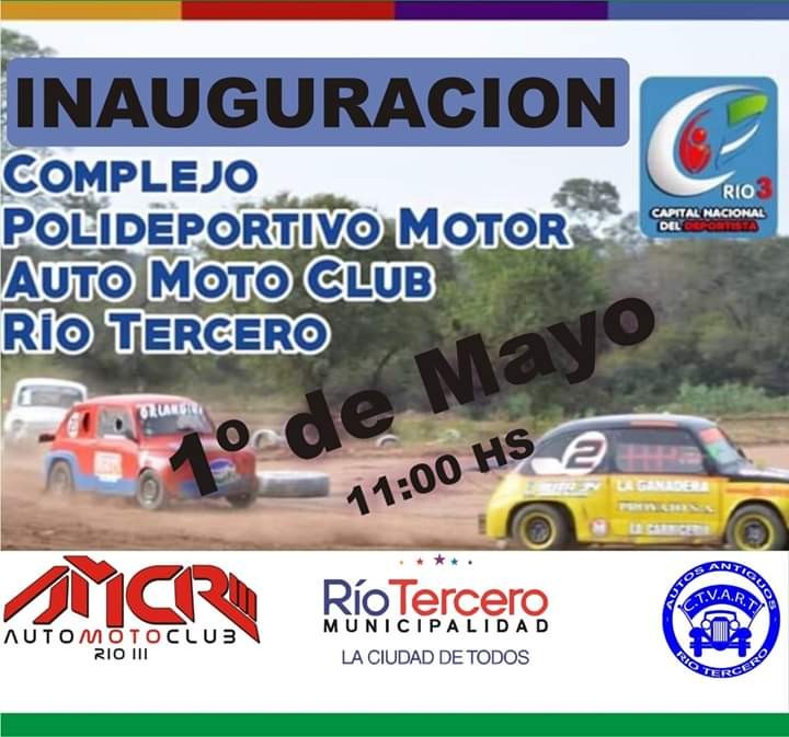Mi&eacute;rcoles 1&deg; de Mayo Inauguraci&oacute;n del Complejo Polideportivo Motor