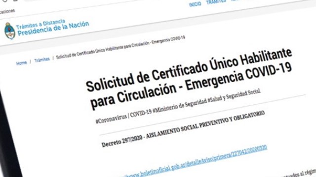 Miguel Canuto "Por el momento vamos a dejar circular hasta que la p&aacute;gina se actualice, pero no pueden circular sin ning&uacute;n justuficante"