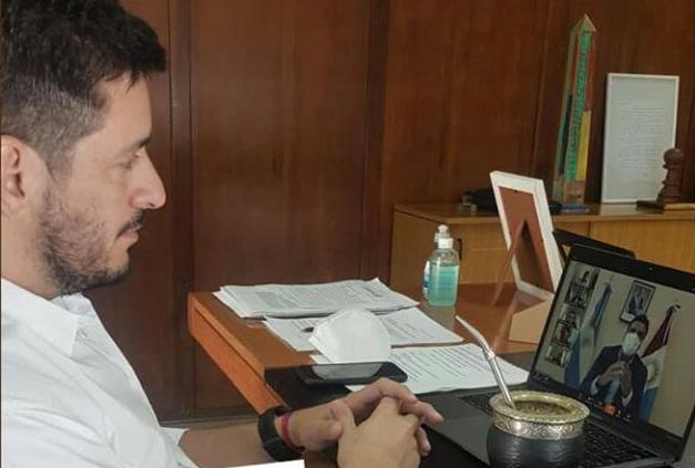 El Intendente Marcos Ferrer particip&oacute; de la primera reuni&oacute;n por videoconferencia de la mesa Provincia-Municipios