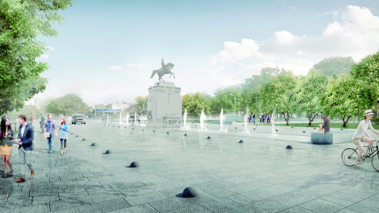 PLAZA SAN MARTÍN: UNIFICACIÓN, CONSTRUCCIÓN DE UNA FUENTE Y MEJORAS INTEGRALES