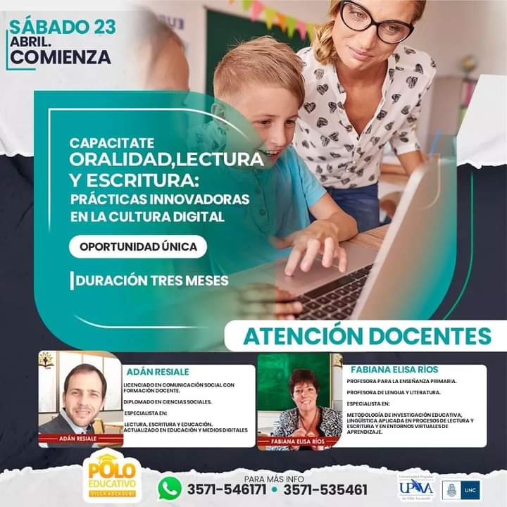 IMPORTANTE CAPACITACIÓN PARA DOCENTES EN VILLA ASCASUBI