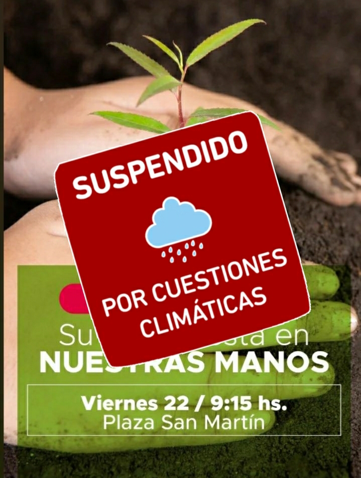 LA ACTIVIDAD POR EL DÍA DE LA TIERRA SE PASA PARA EL LUNES