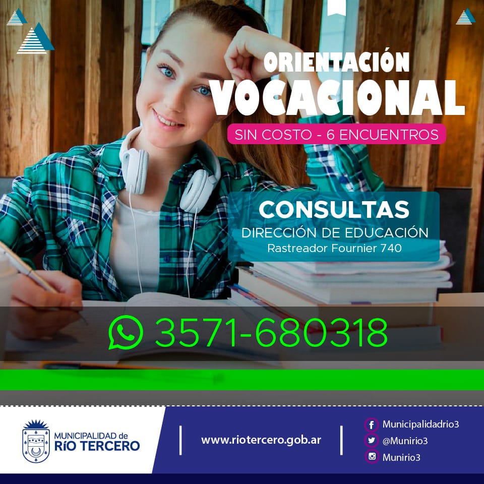 EL MUNICIPIO BRINDARÁ UN NUEVO CURSO DE ORIENTACIÓN VOCACIONAL EN EL CENTRO DE CAPACITACIÓN UNIVERSITARIA