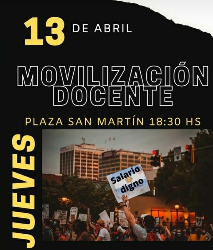DOCENTES AUTOCONVOCADOS REALIZAN MAÑANA UNA MOVILIZACIÓN