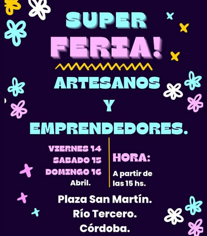 FERIA DE ARTESANOS EN PLAZA SAN MARTÍN ESTE FIN DE SEMANA