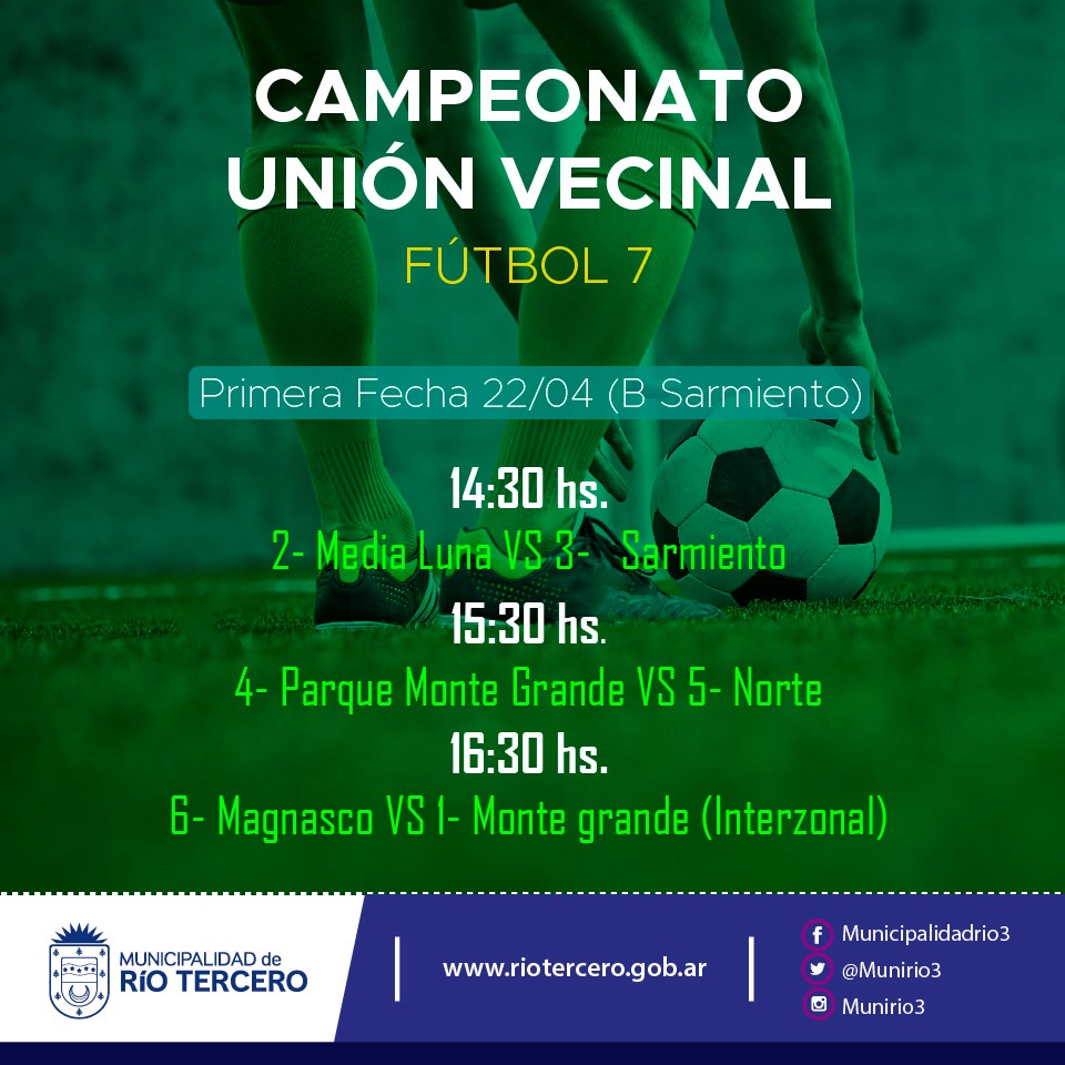 EL MUNICIPIO INICIA CON EL CAMPEONATO DE UNIÓN VECINAL