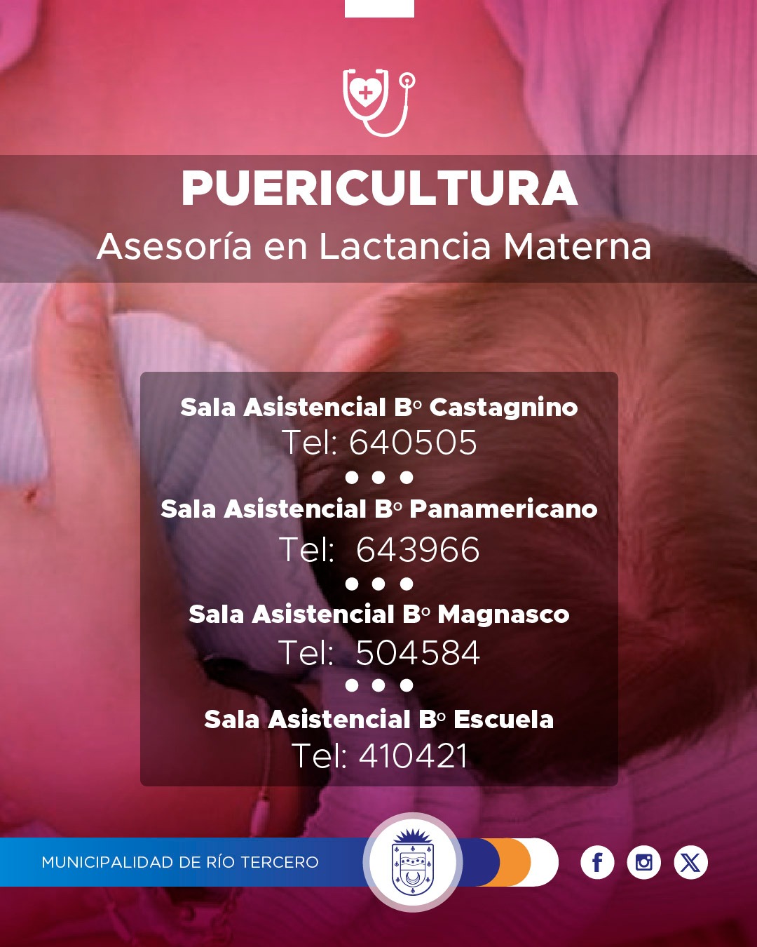 Atención de servicio de puericultura en las salas asistenciales 