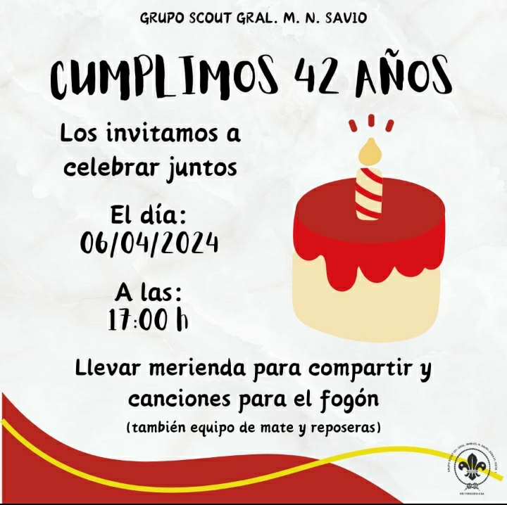 La Agrupación Scout General Savio celebra este sábado su 42 aniversario